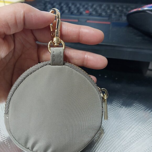 Round Mini Clip On Bag Coin Purse Mini Wallet Waterproof Cute Practical - Picture 2 of 6